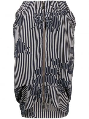 Spódnica ołówkowa bawełniana Vivienne Westwood niebieska