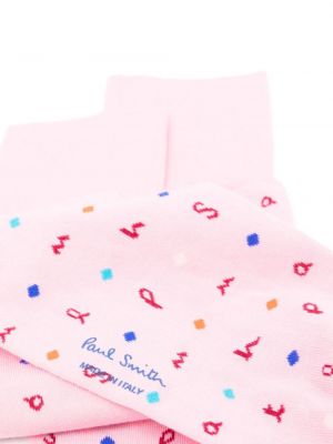 Bavlněné ponožky Paul Smith růžové