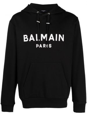 Hoodie Balmain svart