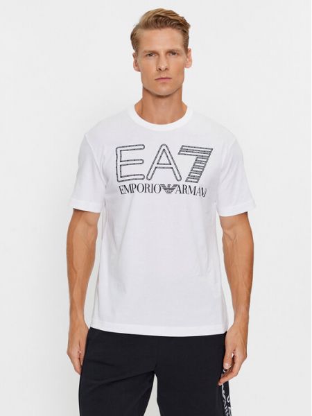 Тениска Ea7 Emporio Armani бяло