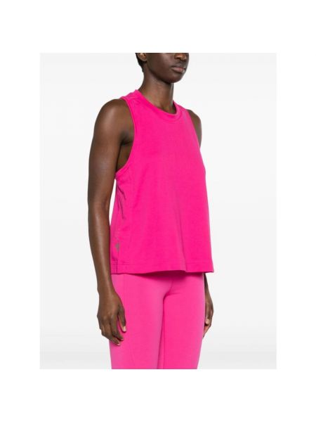 Top sin mangas Adidas rosa