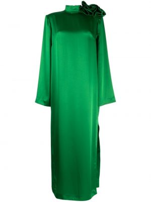 Kvetinové koktejlkové šaty Rachel Gilbert zelená