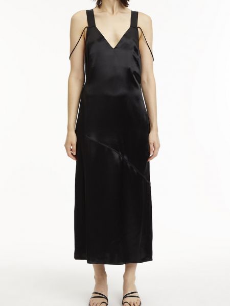 Платье с воротником Calvin Klein черное