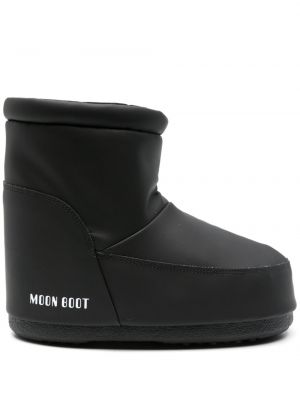 Čizme za snijeg s printom Moon Boot crna