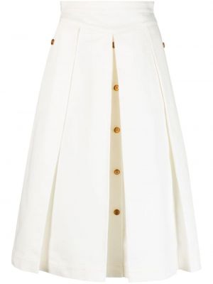 Plisované bavlněné sukně Gucci