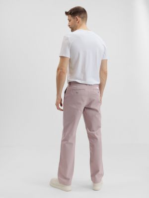 Pantaloni chino Vans roz