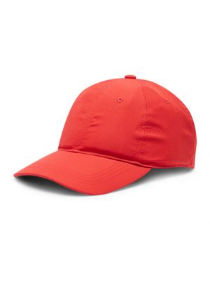 Cappello con visiera Lacoste rosso