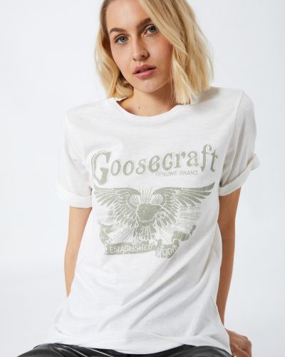 T-shirt Goosecraft blanc