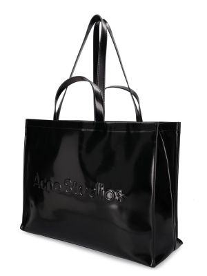 Τσάντα shopper Acne Studios μαύρο