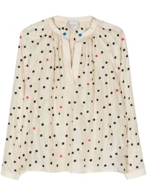 Копринена блуза на точки Alysi