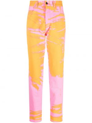 Straight leg jeans con stampa Agr