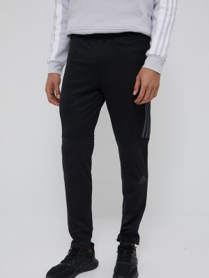 Spodnie dopasowane Adidas Performance czarne