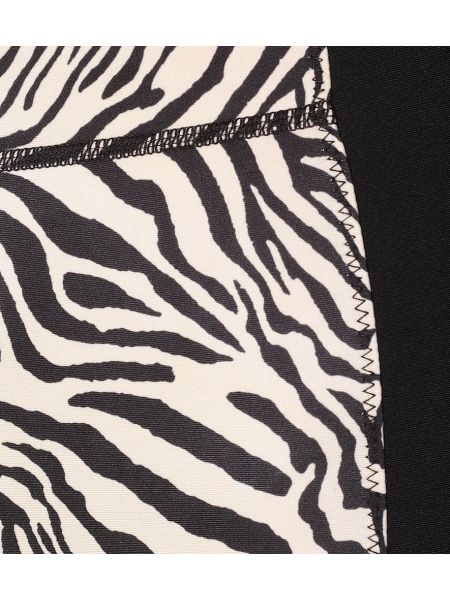 Body mit print mit zebra-muster The Upside schwarz