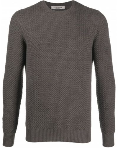 Jersey manga larga de tela jersey Fileria gris