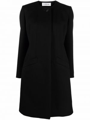 Oversized παλτό Lanvin μαύρο