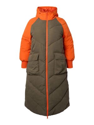 Palton de iarna Zizzi portocaliu