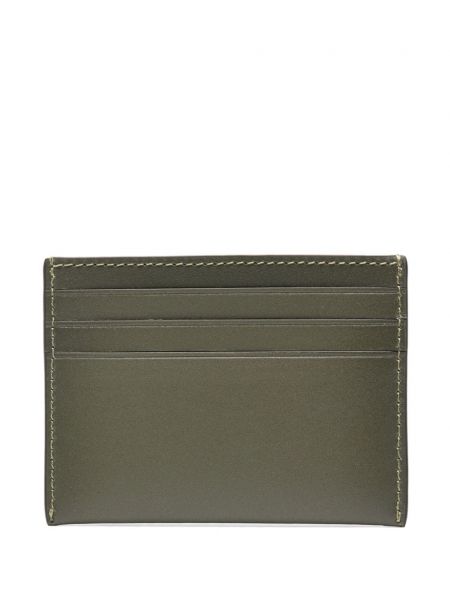 Kožená peněženka Coach zelená