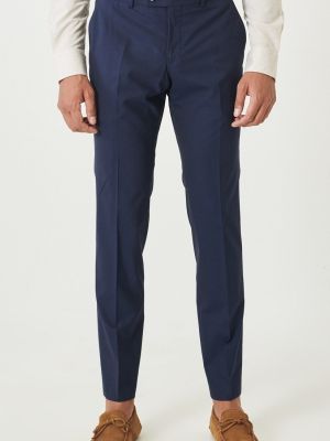 Slim fit klasické kalhoty Altinyildiz Classics modré