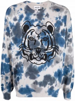 Bluza dresowa z nadrukiem w tygrysie prążki Kenzo