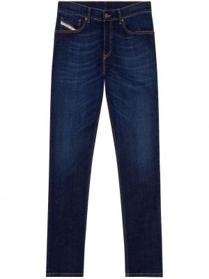 Jean droit taille basse Diesel bleu