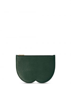 Кожени чанта тип „портмоне“ Burberry зелено