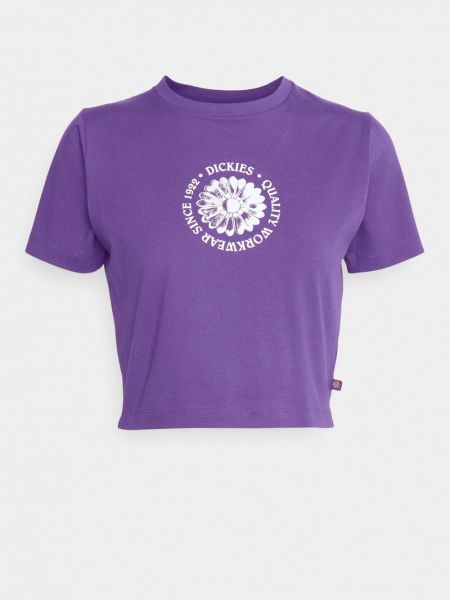 Koszulka z nadrukiem Dickies fioletowa