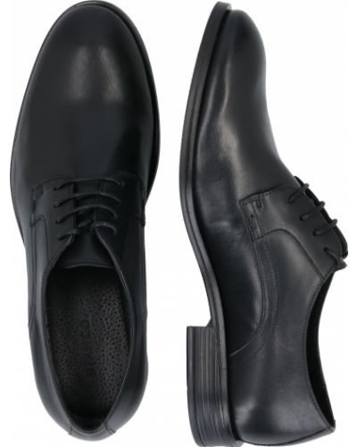 Ниски обувки с връзки Bianco черно