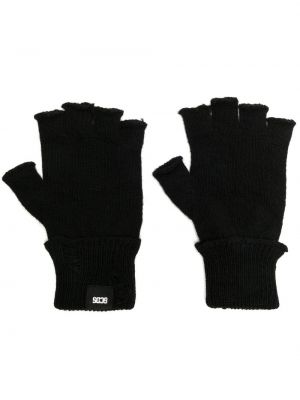 Pletene rokavice Gcds črna