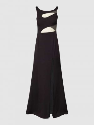 Sukienka z dekoltem w łódkę Troyden Collection czarna