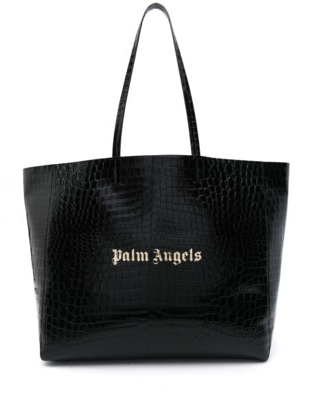 Δερμάτινη τσάντα shopper Palm Angels