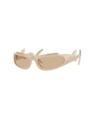 Okulary przeciwsłoneczne Burberry beżowe
