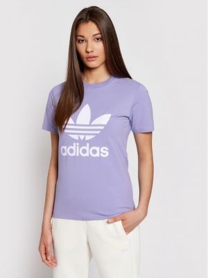 Μπλούζα Adidas μωβ