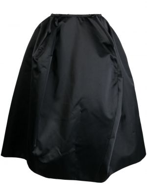 Pamučna midi suknja Comme Des Garçons crna