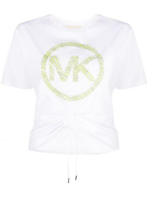 Памучна тениска Michael Michael Kors бяло