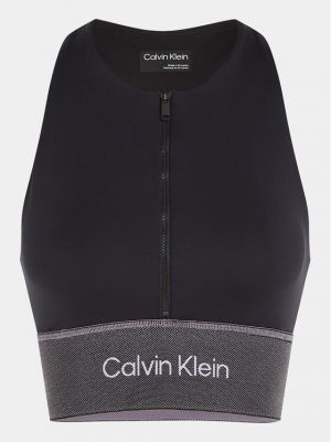 Αθλητικό σουτιέν Calvin Klein Performance μαύρο