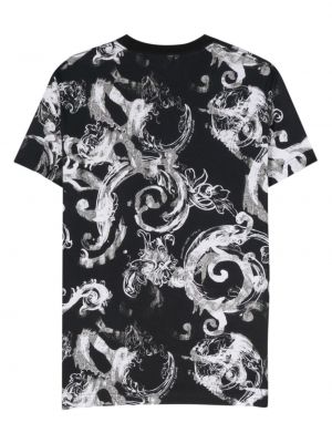Kokvilnas t-krekls ar apdruku Versace Jeans Couture