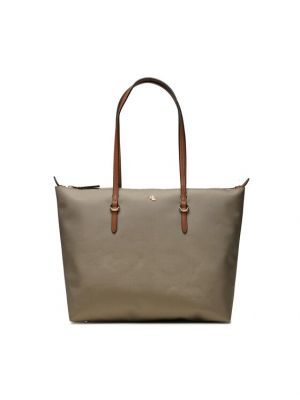 Nákupná taška Lauren Ralph Lauren hnedá