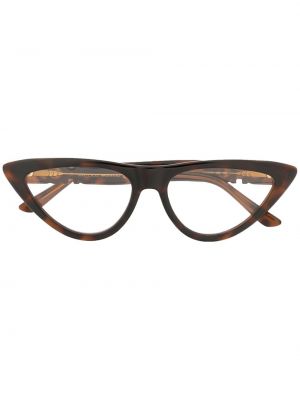 Overdimensjonert briller Jimmy Choo Eyewear brun