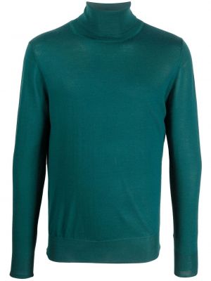 Vlněný svetr Aspesi zelený