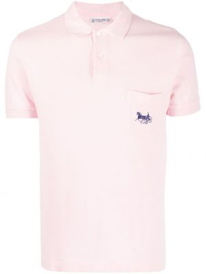 Поло тениска бродирана Céline Pre-owned розово