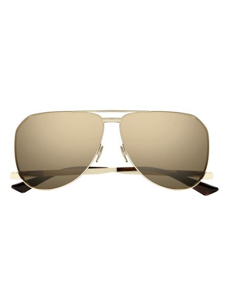 Okulary przeciwsłoneczne skórzane Saint Laurent