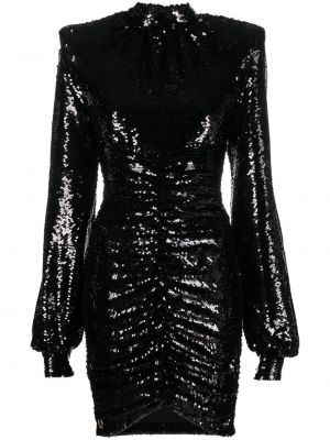Κοκτέιλ φόρεμα με παγιέτες Philipp Plein μαύρο