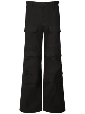 Jeans di cotone Balenciaga nero