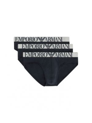 Slips en coton Emporio Armani bleu