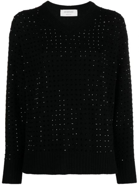 Пуловер Sportmax черно
