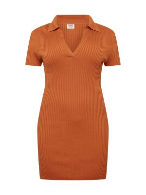 Pamučna haljina Cotton On Curve narančasta