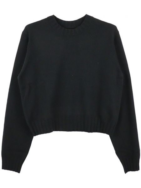 Vilnas džemperis ar apaļu kakla izgriezumu Takahiromiyashita The Soloist melns