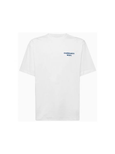 Koszulka z okrągłym dekoltem Carhartt Wip biała