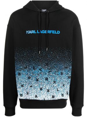 Hoodie Karl Lagerfeld svart