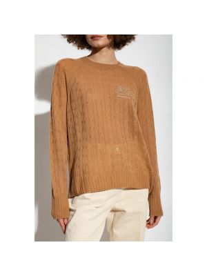 Suéter de cachemir con estampado de cachemira Etro marrón